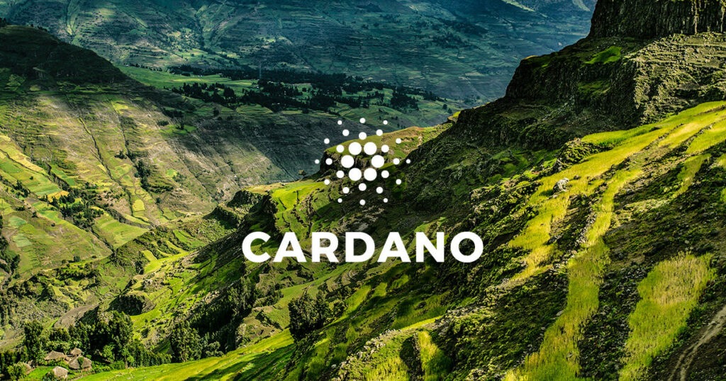 Visuel illustrant le partenariat entre Cardano et l'Ethiopie