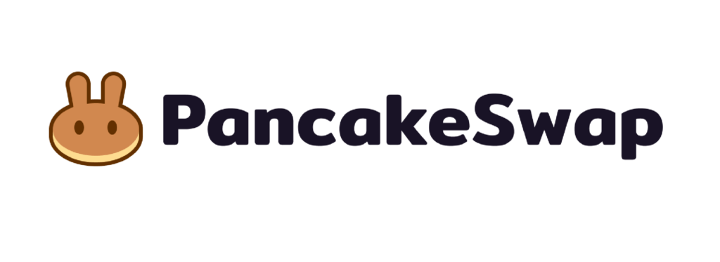 Logo de la plateforme de finance décentralisée PancakeSwap à l'origine de la crypto CAKE.