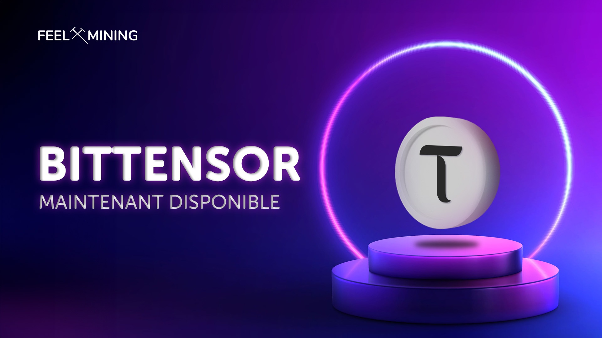 Bittensor TAO disponible en staking sur Feel Mining